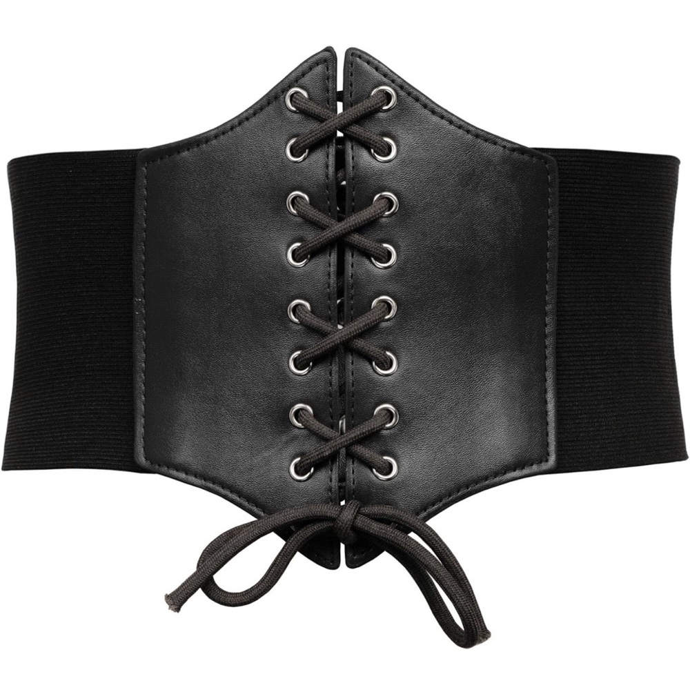 GRACE KARIN Lace-up Cinch Belt Tied Corset Elastic Waist Belt XXL